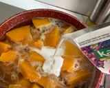 Gambar langkah 3 resipi Masak Lemak Sayur Labu.