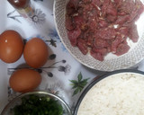 Foto del paso 1 de la receta: Arroz Chaufa con carne de res🇵🇪