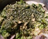 A picture of step 4 of Sausage Broccoli Pasta Alfredo.