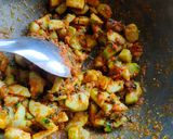 A picture of step 3 of Galka nu shak/Sponge Guard Subzi/Turai ki sabzi/Masala Turai Sabzi.