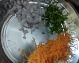 A picture of step 2 of Potato handvo.