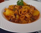 Foto del paso 5 de la receta: Patatas con calamares