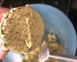A picture of step 3 of Falafel with hummus and tahini salad what 3 recipes yummy.