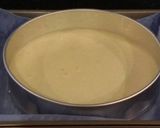 A picture of step 10 of Cheesecake Flan.