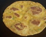 A picture of step 4 of Pumpkin Paratha - Healthy breakfast or tiffin box.