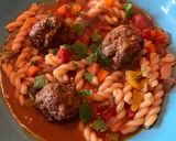 A picture of step 9 of Meatball soup.