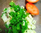 Hình bước làm 2 của món Trứng chiên cà