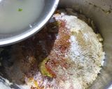A picture of step 3 of Lauki dhokla.