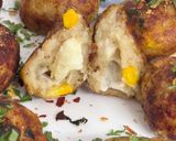 A picture of step 21 of Crispy Cheese-Stuffed Aloo Corn Paneer Mexican Fusion Bombs 🧀🥔🌽 | Street-Style Fusion Snack.
