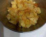 A picture of step 6 of Snacks time, Tangy apple 🍏 🍏.