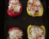 Darált hússal töltött kaliforniai paprika recept fázis 3 fotója