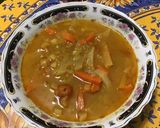 Une image de l'étape 19 de Soupe de navets, carottes, poireau et tomates aux épices tajine.