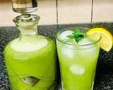 A picture of step 3 of Minted Lemonade 🍹.
