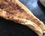 A picture of step 4 of Cinnamon rolls.