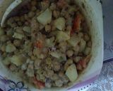 A picture of step 5 of Chaana Chaat.