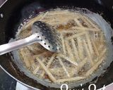 A picture of step 3 of Banana Stem Fries.