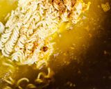 A picture of step 3 of A magical treat with Maggi and peri peri potato fries.