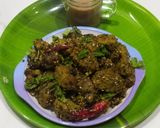A picture of step 7 of Methi muthiya.