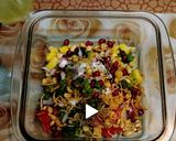 A picture of step 4 of Mango Salsa Biscuit Gatpat Chaat.