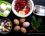 Foto langkah ke 1 dari resep 250. Balado Telur Duet.