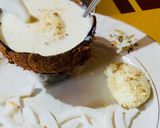 A picture of step 5 of Coconut Rabdi with stuffed Sandesh.