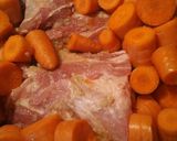 A picture of step 2 of Carrots and Pork Roast with Horseradish.