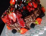 Kakaós piskóta, fehér csokoládés - málna krémmel :) (Gluténmentes) recept fázis 3 fotója