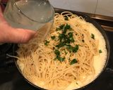 Foto del paso 3 de la receta: Espaguetis con salsa de queso