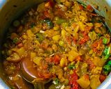 मटर मिक्स सब्जी (matar mix sabzi recipe in Hindi) रेसिपी चरण 4 फोटो