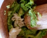 A picture of step 2 of My Guacamole stuffed Chicken Breast 😘.