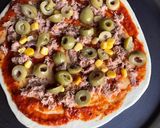 صورة لخطوة 3 من وصفة البيتزا 🍕🍕