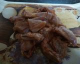 A picture of step 1 of Crispy fried chicken.