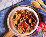 Foto langkah ke 7 dari resep Jamur Kancing Saus Tiram.