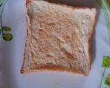 A picture of step 2 of Pan toasted Bread.