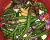 Foto langkah ke 2 dari resep Paru sambal hijau saos tiram.