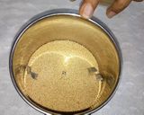 A picture of step 1 of Amaranth (Rajgira) cake with apricots & orange zest.