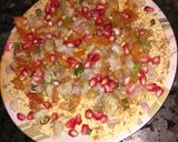 A picture of step 3 of Masala papad.