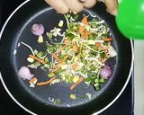 A picture of step 1 of Raw mango & honey pasta.