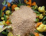 A picture of step 4 of Millet Pulao.