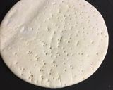 A picture of step 2 of Margherita pizza.