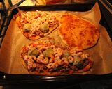 Foto del paso 5 de la receta: Lenguas de alondra en aspic....aaah, pizzas-setas