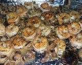 A picture of step 2 of Shrimp and Mushrooms in Honey Wine Sauce.