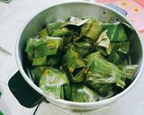 รูปขั้นตอนการทำที่ 5 ของ 🥗ห่อหมกใบยอ~หัวปลีตับไก่🥗