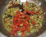A picture of step 2 of Patle Aloo ki sabji.