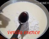 A picture of step 2 of Snow cake.