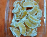 A picture of step 1 of Tengerine Juice (orange).