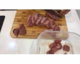 Hình bước làm 1 của món Bò lúc lắc