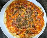 Foto del paso 3 de la receta: Pizza jamón cocido, queso y tomate