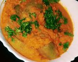 A picture of step 5 of Striped pear gourd or Pointed Gourd(parval) Curry.