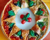 Foto langkah ke 6 dari resep Star Ring Pizza.